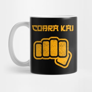COBRA KAI design ✅ strike first nostalgia 80s tv yellow version Mug